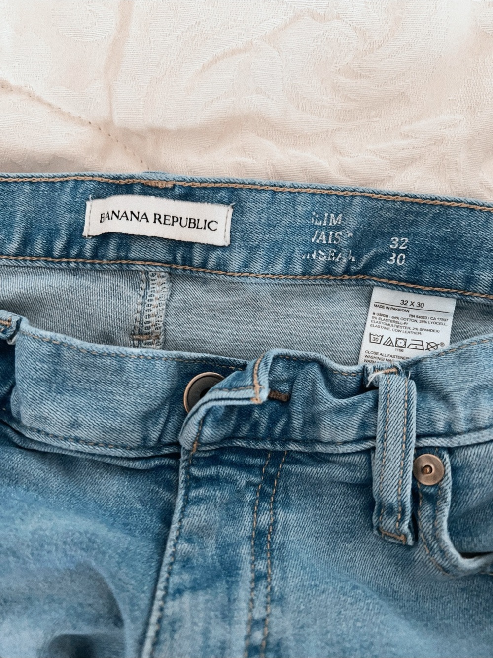 Banana Republic Light Blue High-Rise Slim Jeans